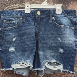 NWT! Women's Distressed Jean Shorts
